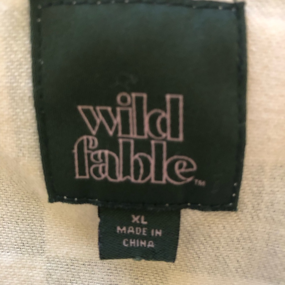 WILD FABLE Black & White Checkered Crop/Bolero style Denim Jacket - Picture 4 of 4